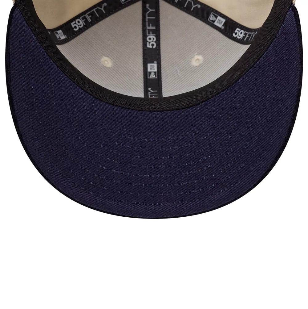 Pictured is this New Era Patch Cord 59FIFTY Fitted cap in cream. 5