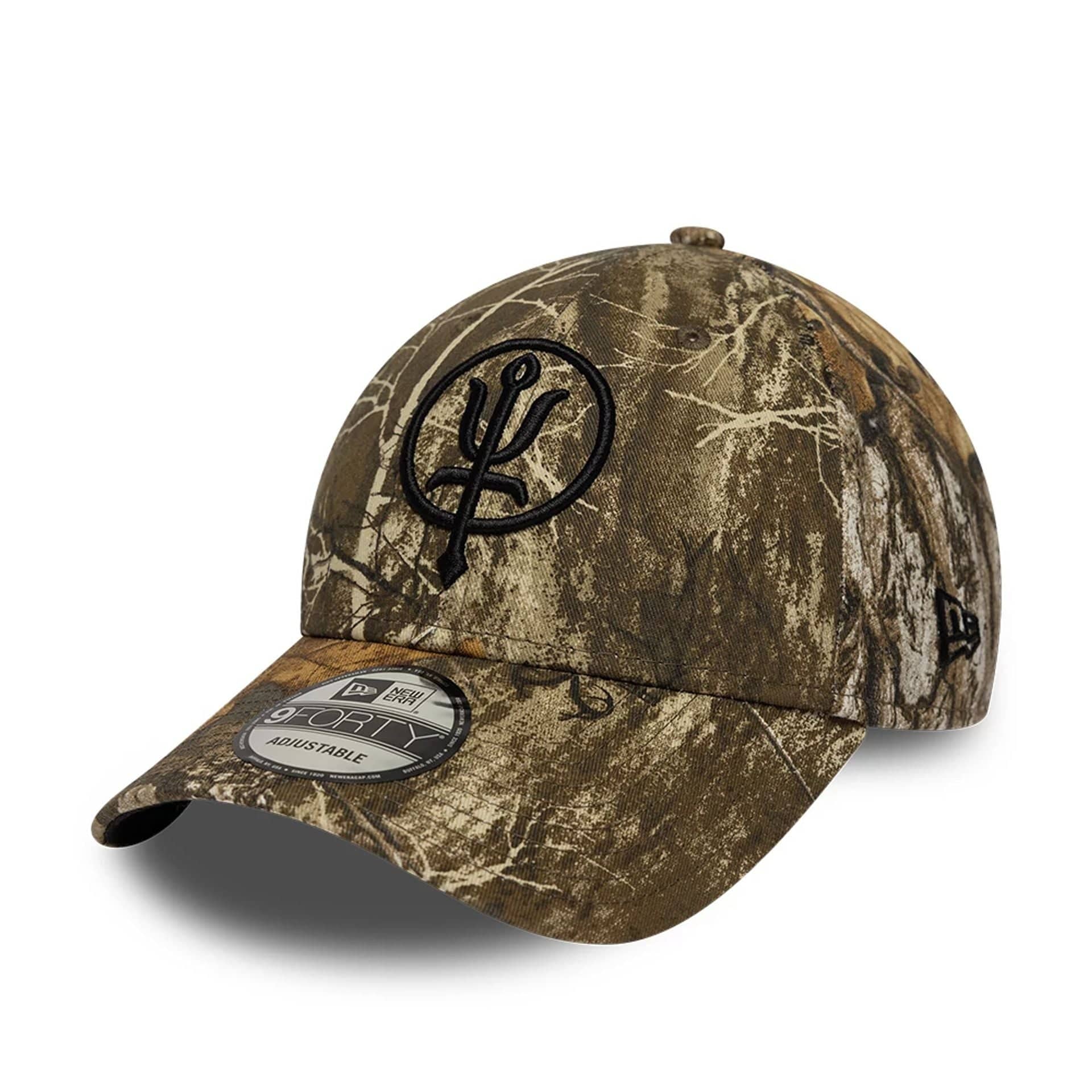 Pictured is this Thrudark Realtree 9FORTY Adjustable cap in assorted print. 1