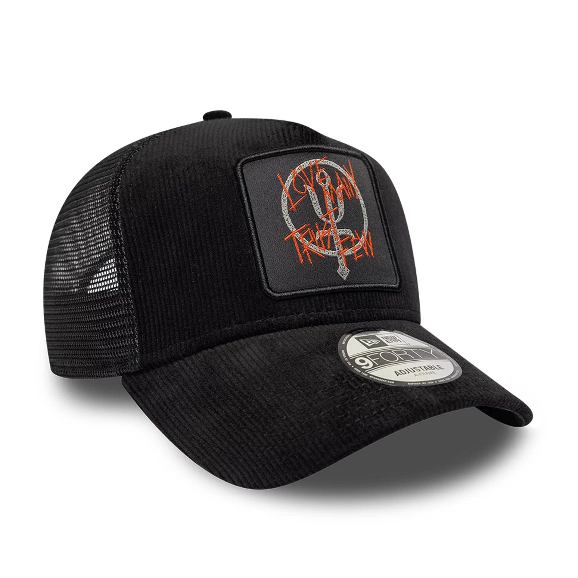 Pictured is this Thrudark AS2 9FORTY A-Frame Trucker Adjustable cap in black. 3