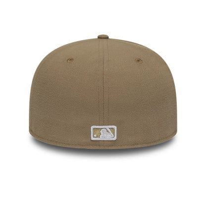 Pictured is this MLB Storm Pattern Houston Astros 59FIFTY Fitted cap in Beige. 6