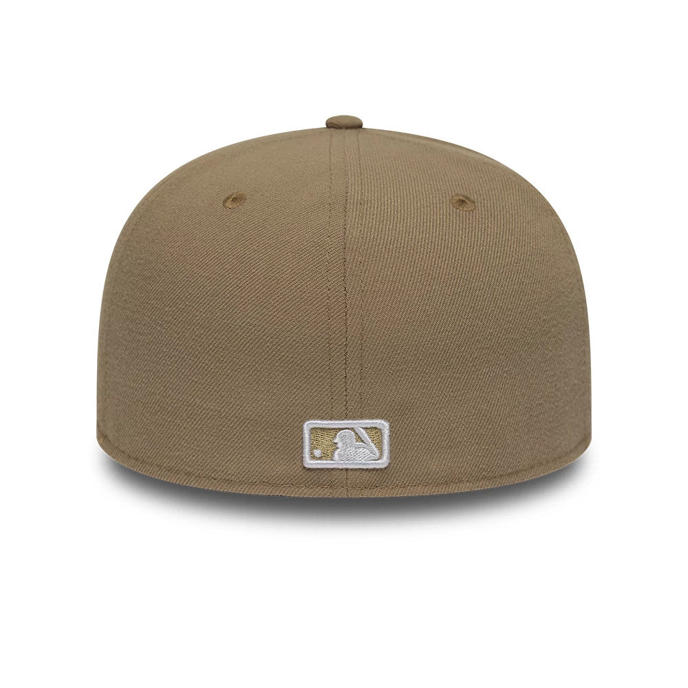 Pictured is this MLB Storm Pattern Houston Astros 59FIFTY Fitted cap in Beige. 6