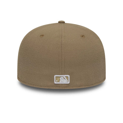 Pictured is this MLB Storm Pattern Houston Astros 59FIFTY Fitted cap in Beige. 6