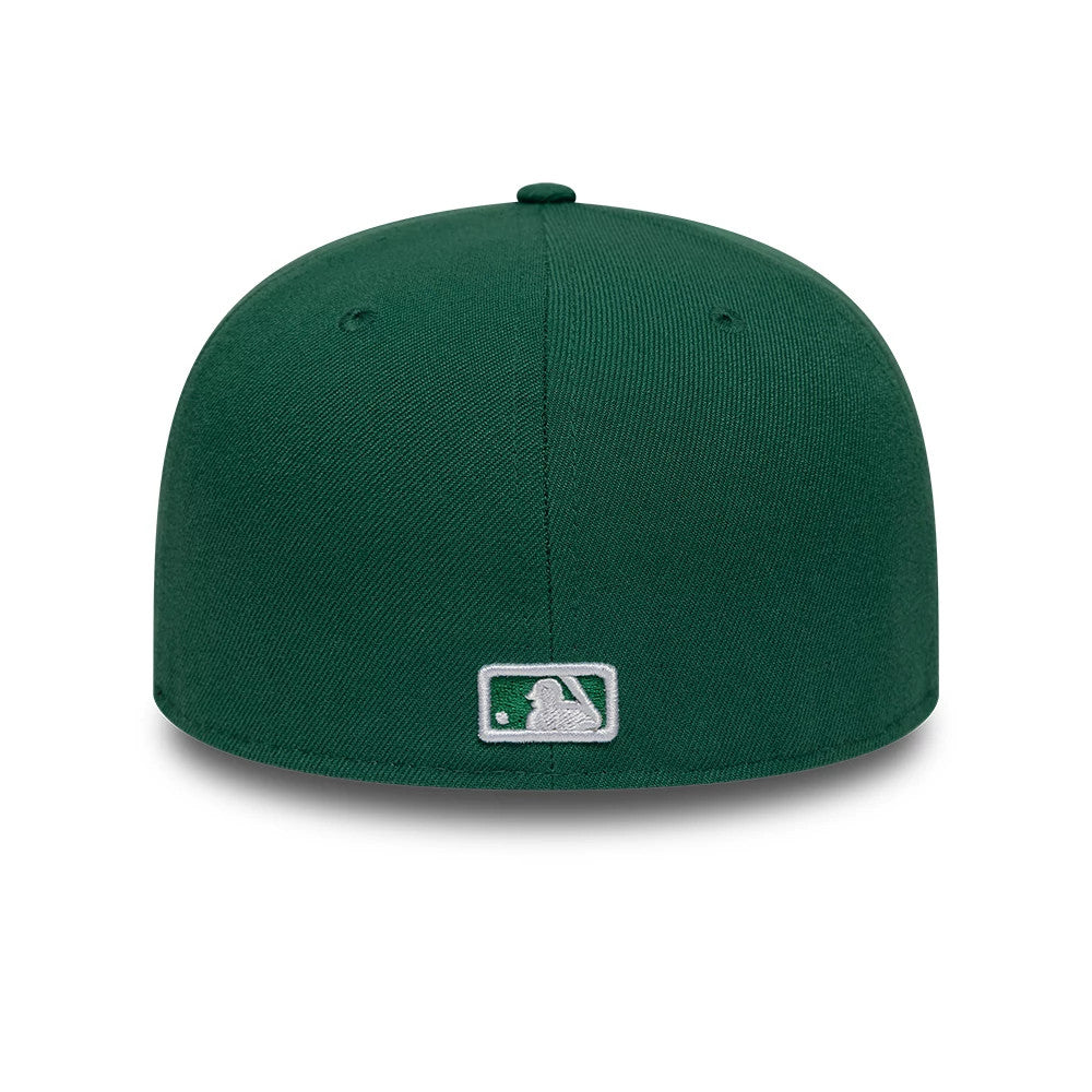 Pictured is this MLB Storm Pattern Miami Marlins 59FIFTY Fitted cap in Dark Green. 4