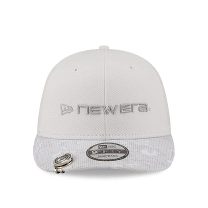 Pictured is this New Era Golf 9FIFTY Snapback cap in white. 3