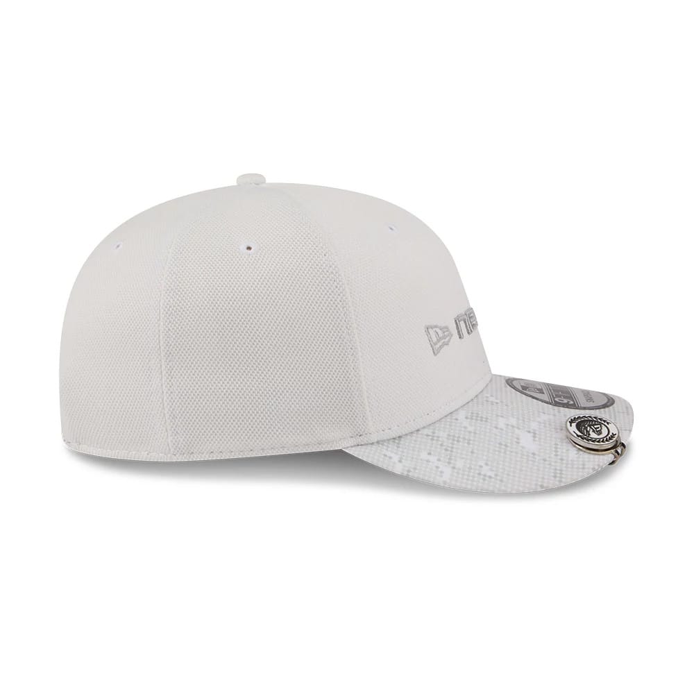 Pictured is this New Era Golf 9FIFTY Snapback cap in white. 6
