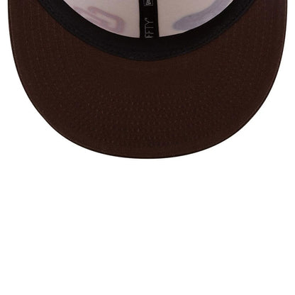 Pictured is this MLB Mexico City Series 2026 MLB Dueling League Logos 59FIFTY Fitted cap in white. 6
