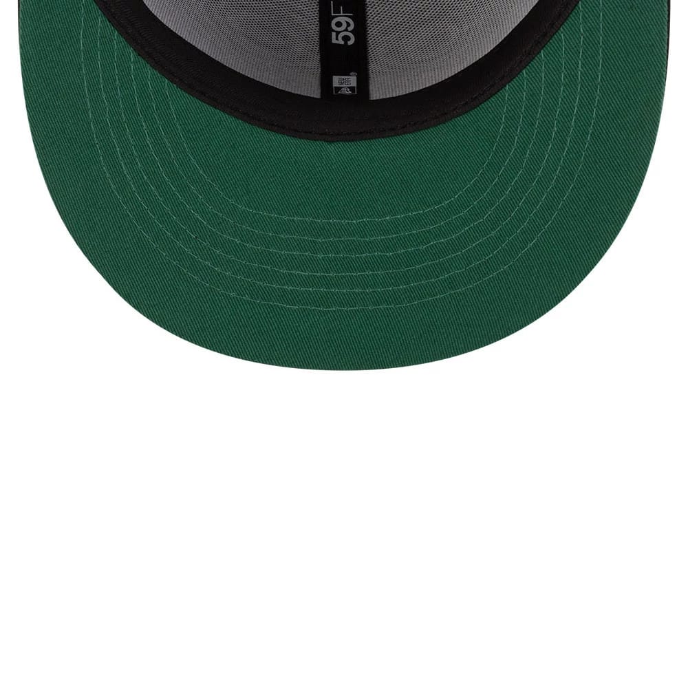 Pictured is this MLB Mexico City Series 2026 MLB Dueling League Logos 59FIFTY Fitted cap in black. 2