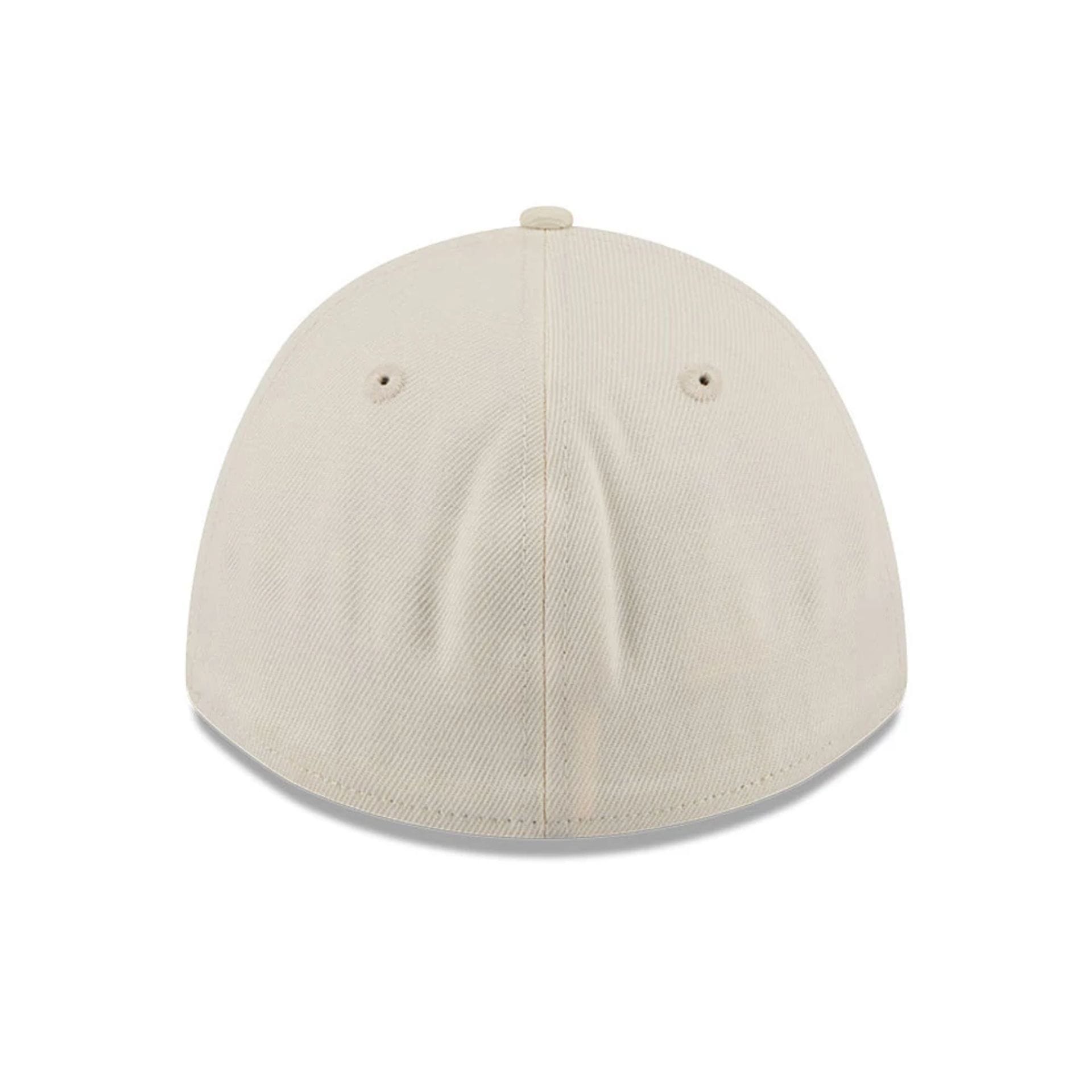 Pictured is this New Era Flag 39THIRTY M-Crown Stretch Fit cap in light beige. 6