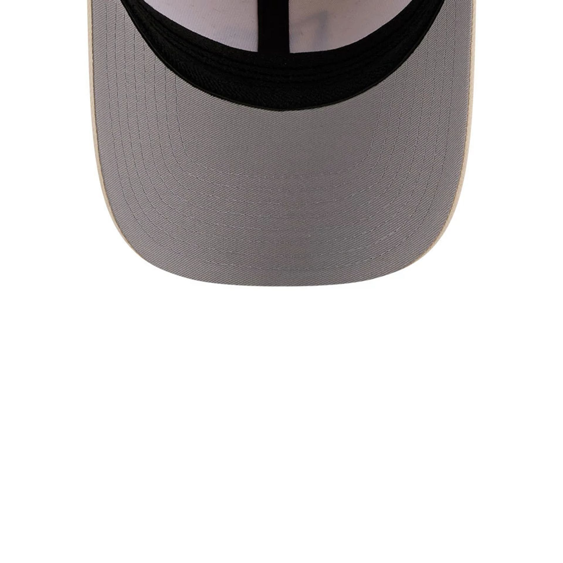 Pictured is this New Era Flag 39THIRTY M-Crown Stretch Fit cap in light beige. 2
