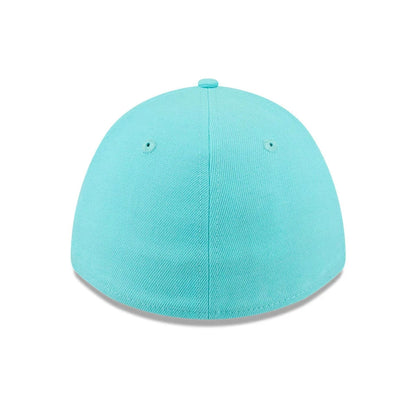 Pictured is this New Era Flag 39THIRTY M-Crown Stretch Fit cap in pastel blue. 7