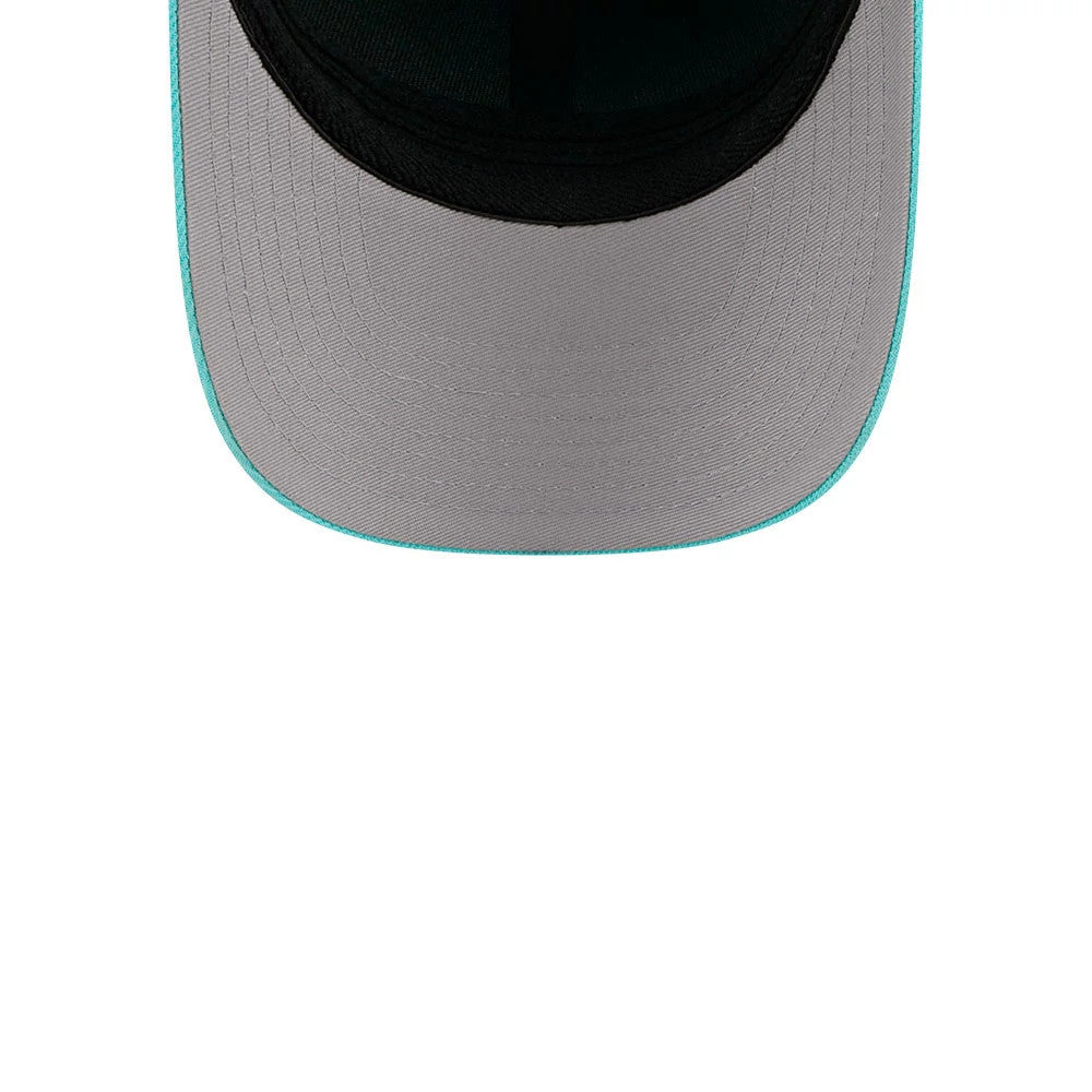 Pictured is this New Era Flag 39THIRTY M-Crown Stretch Fit cap in pastel blue. 2