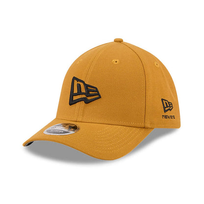 Pictured is this New Era Flag 39THIRTY M-Crown Stretch Fit cap in gold. 1