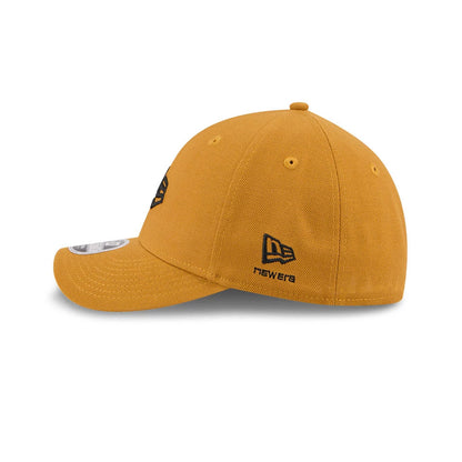 Pictured is this New Era Flag 39THIRTY M-Crown Stretch Fit cap in gold. 6