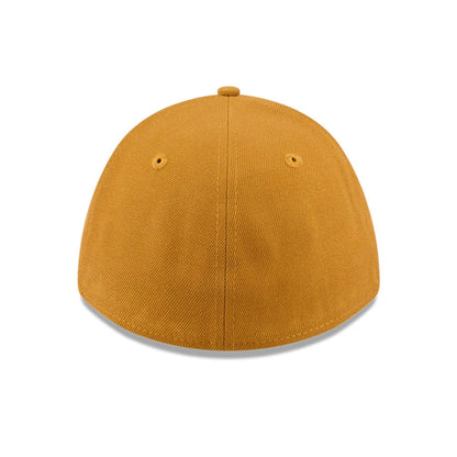 Pictured is this New Era Flag 39THIRTY M-Crown Stretch Fit cap in gold. 5