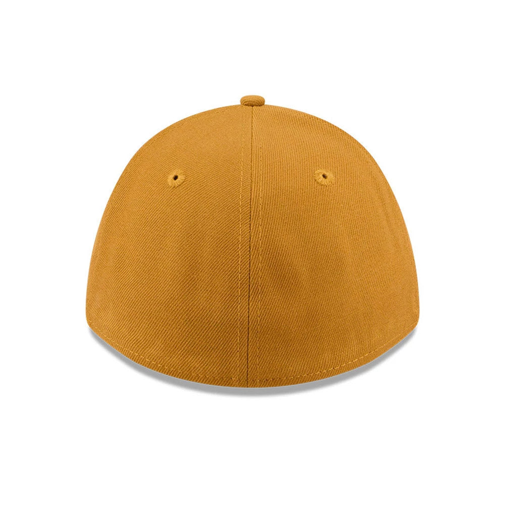 Pictured is this New Era Flag 39THIRTY M-Crown Stretch Fit cap in gold. 5