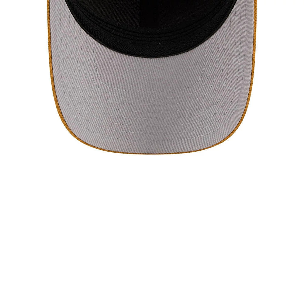 Pictured is this New Era Flag 39THIRTY M-Crown Stretch Fit cap in gold. 2