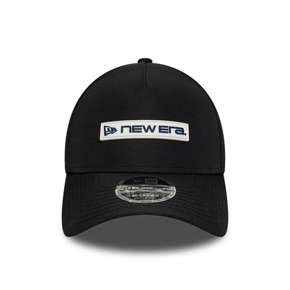 Pictured is this New Era Rubber Patch 39THIRTY M-Crown A-Frame Stretch Fit cap in black. 3