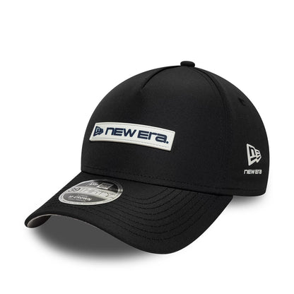 Pictured is this New Era Rubber Patch 39THIRTY M-Crown A-Frame Stretch Fit cap in black. 1