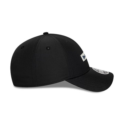 Pictured is this New Era Rubber Patch 39THIRTY M-Crown A-Frame Stretch Fit cap in black. 6
