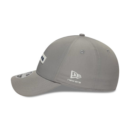 Pictured is this New Era Rubber Patch 39THIRTY M-Crown A-Frame Stretch Fit cap in grey. 5