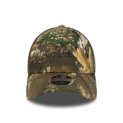 Pictured is this New Era Realtree Edge Camo 39THIRTY M-Crown A-Frame Stretch Fit cap in Realtree Edge camo. 3
