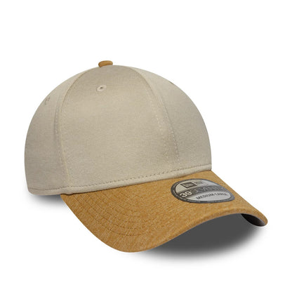 Pictured is this New Era 2 Tone 39SEVENTY Stretch Fit cap in Light Cream. 4