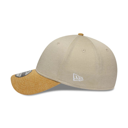 Pictured is this New Era 2 Tone 39SEVENTY Stretch Fit cap in Light Cream. 5