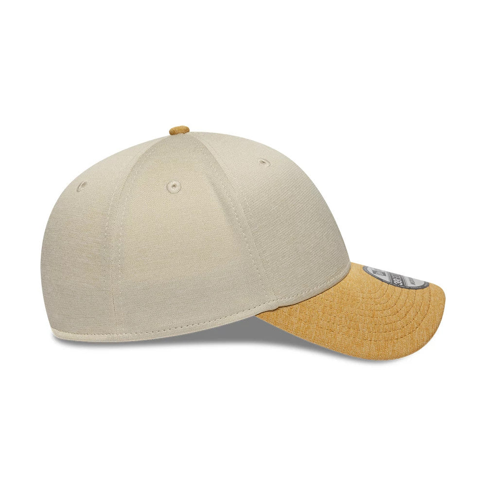 Pictured is this New Era 2 Tone 39SEVENTY Stretch Fit cap in Light Cream. 6