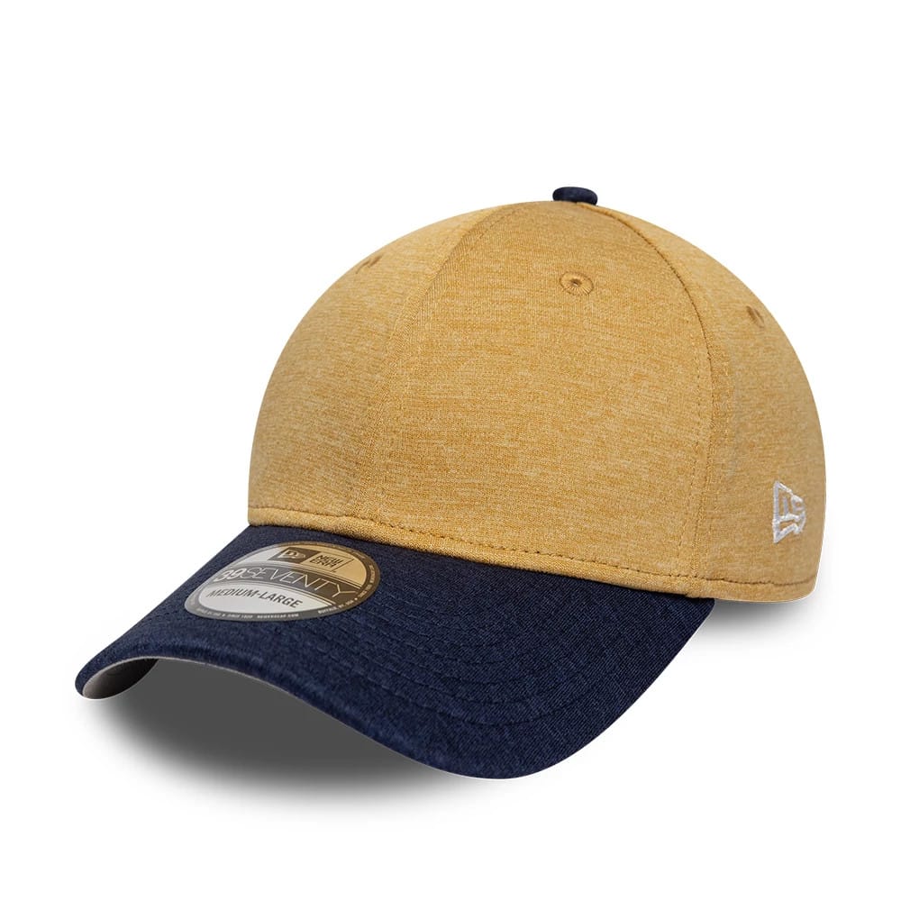 Pictured is this New Era 2 Tone 39SEVENTY Stretch Fit cap in yellow. 1