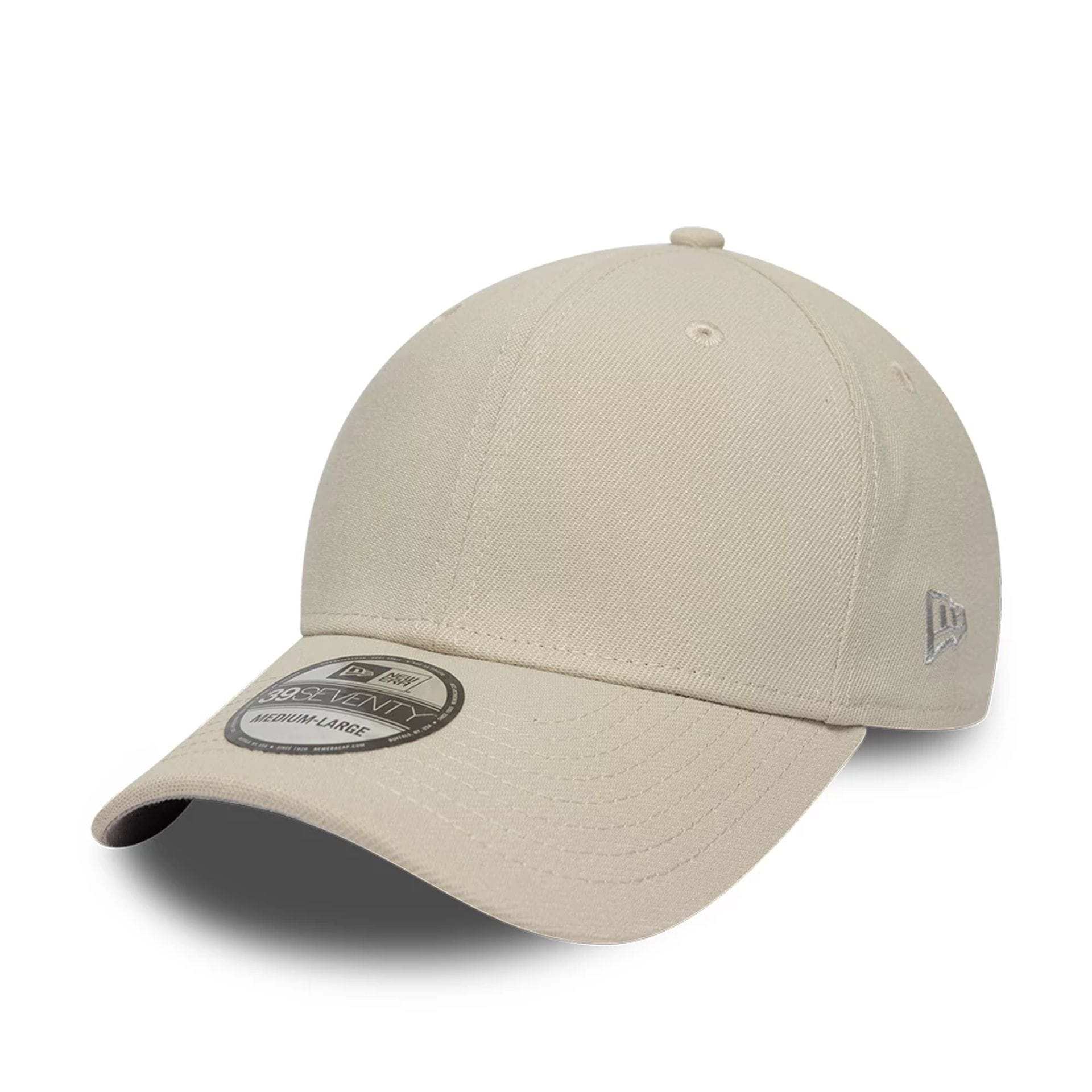 Pictured is this New Era Mono 39SEVENTY Stretch Fit cap in Stone. 1