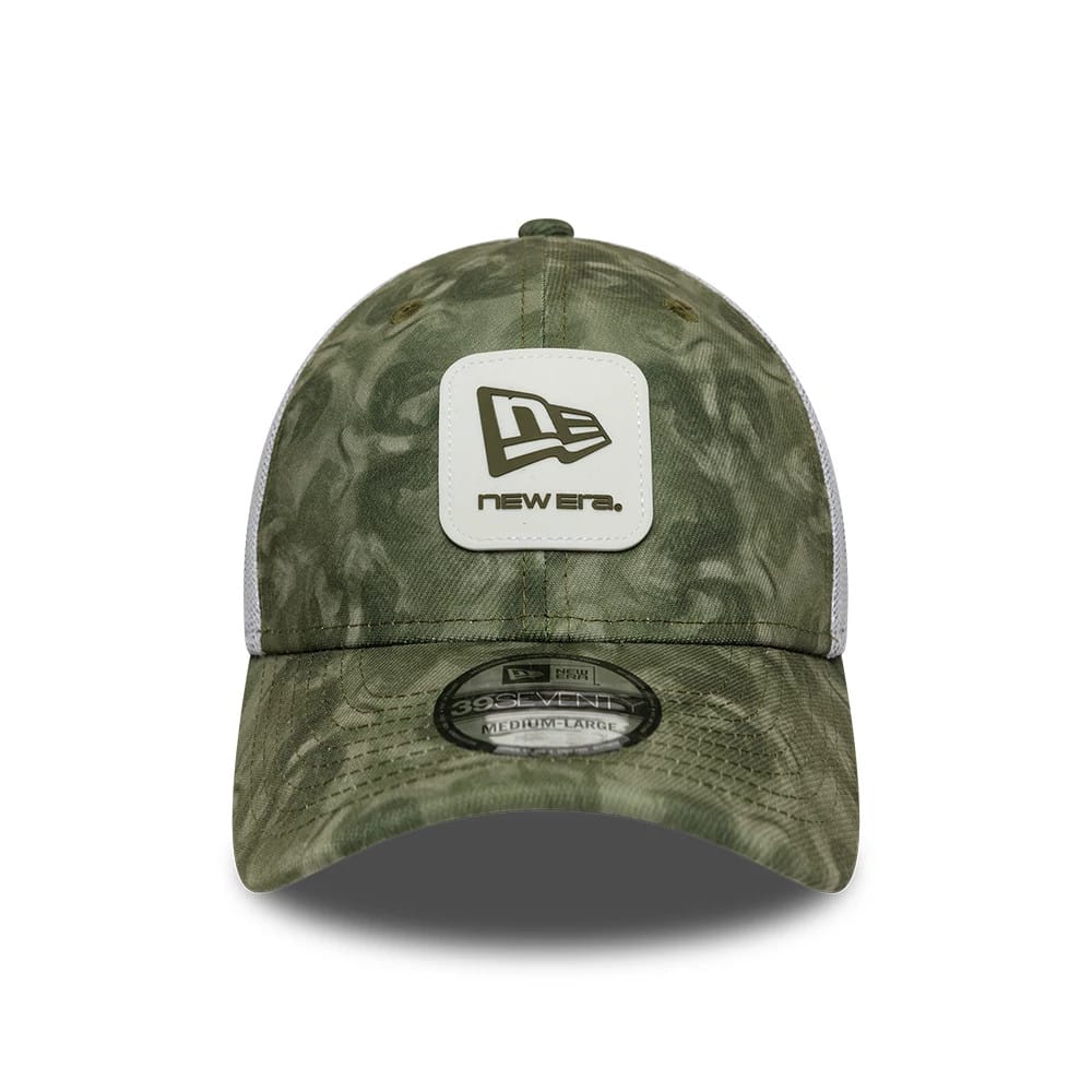 Pictured is this New Era Floral 39SEVENTY Stretch Fit cap in green. 3