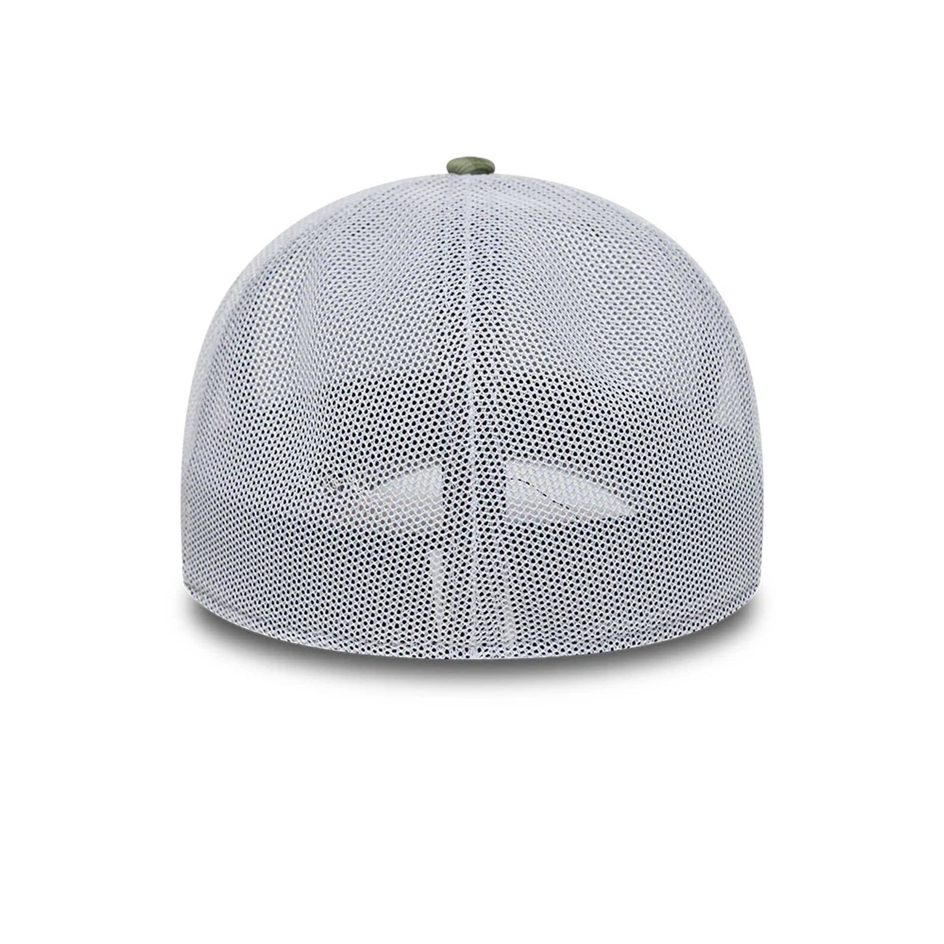Pictured is this New Era Floral 39SEVENTY Stretch Fit cap in green. 5