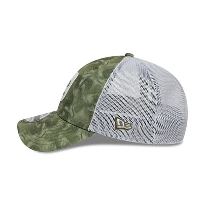 Pictured is this New Era Floral 39SEVENTY Stretch Fit cap in green. 6