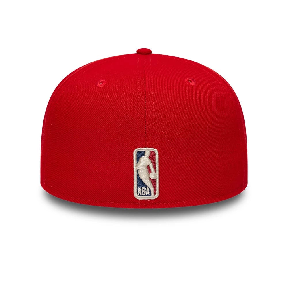 Pictured is this NBA Hardwood Classic Philadelphia 76ers 59FIFTY Fitted cap in red. 5