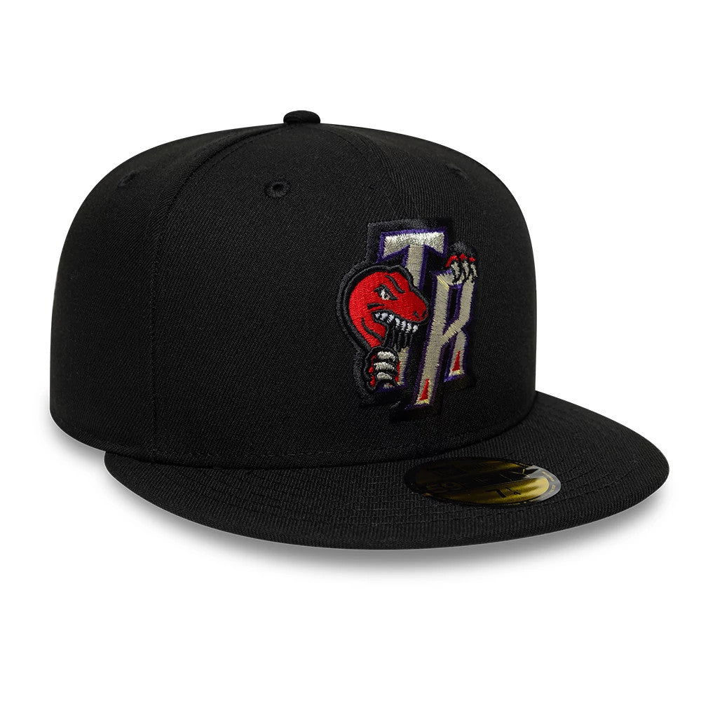 Pictured is this NBA Hardwood Classic Toronto Raptors 59FIFTY Fitted cap in black. 4