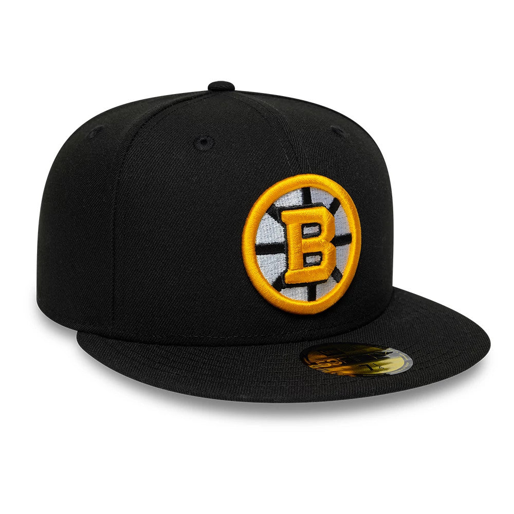 Pictured is this NHL Basic Boston Bruins 59FIFTY Fitted cap in black. 4