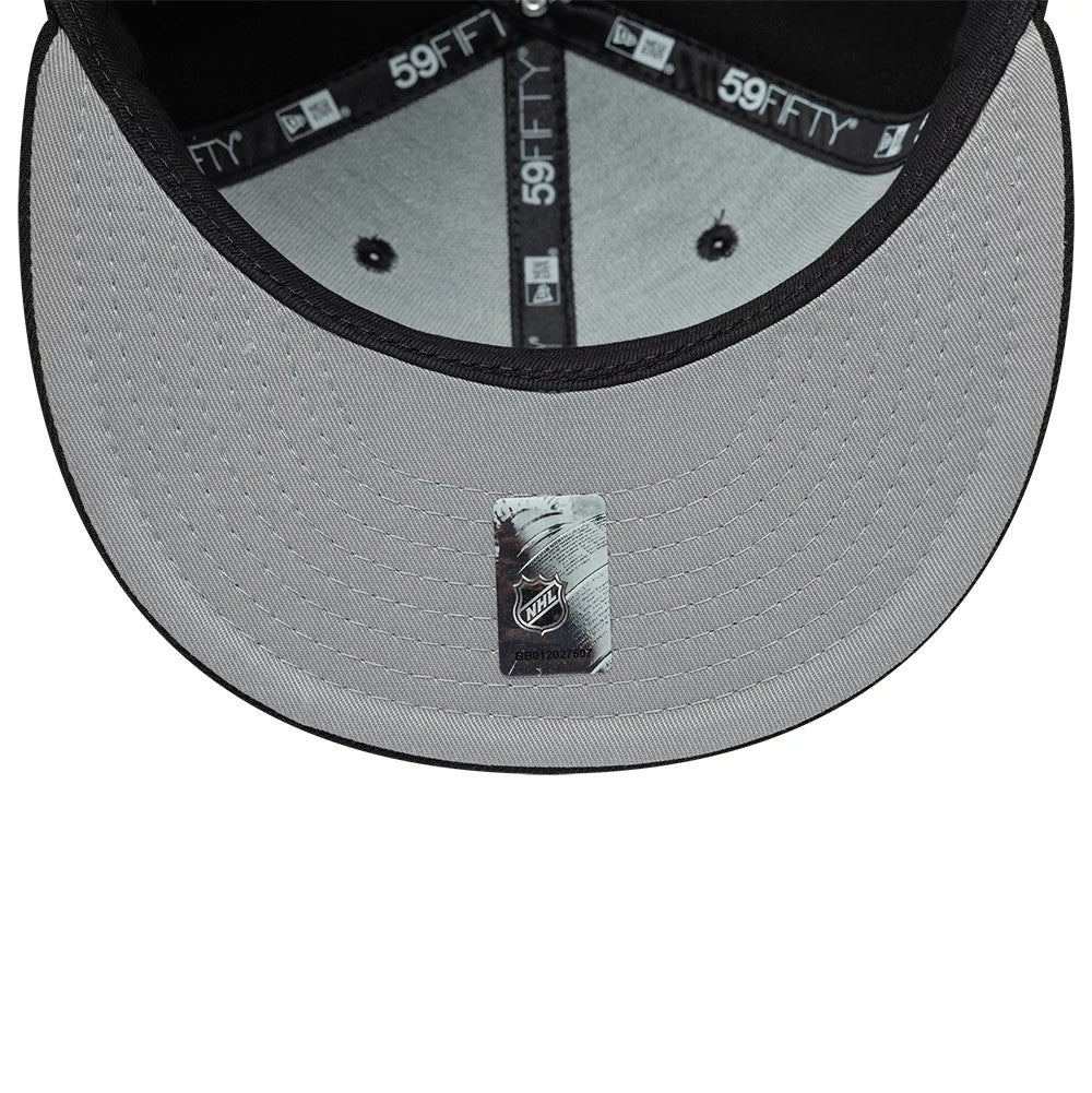 Pictured is this NHL Basic Boston Bruins 59FIFTY Fitted cap in black. 2