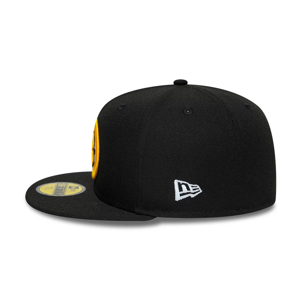 Pictured is this NHL Basic Boston Bruins 59FIFTY Fitted cap in black. 6