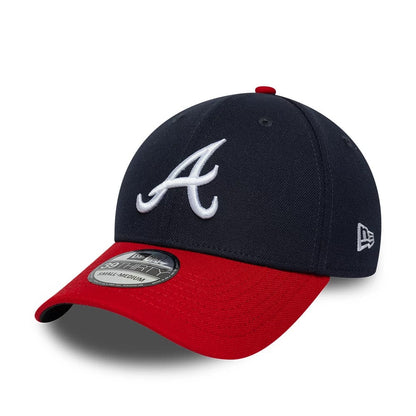 Pictured is this MLB Classic Atlanta Braves 39THIRTY Stretch Fit cap in navy. 1