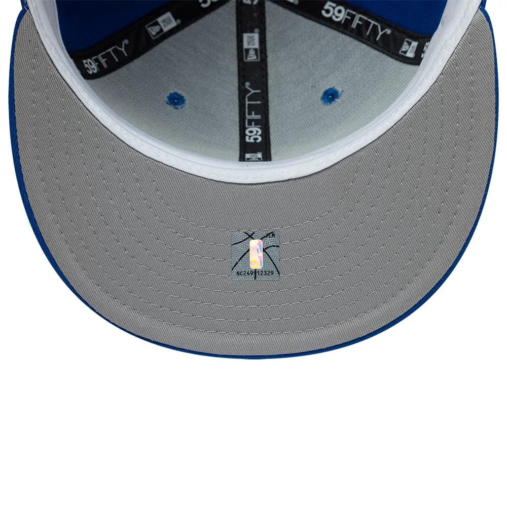 Pictured is this NBA Hardwood Classic Denver Nuggets 59FIFTY Fitted cap in blue. 2