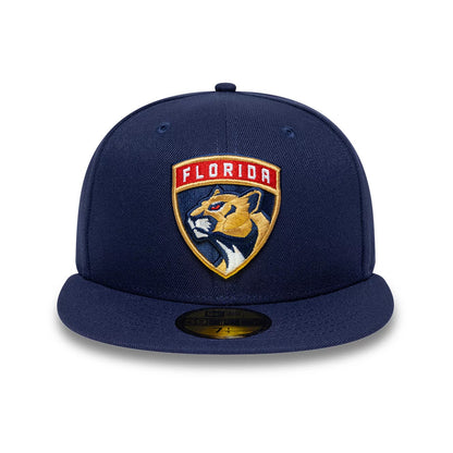 Pictured is this NHL Classic Florida Panthers 59FIFTY Fitted cap in navy. 3