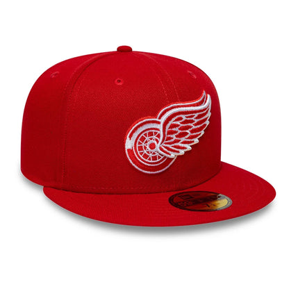 Pictured is this NHL Basic Detroit Red Wings 59FIFTY Fitted cap in red. 4