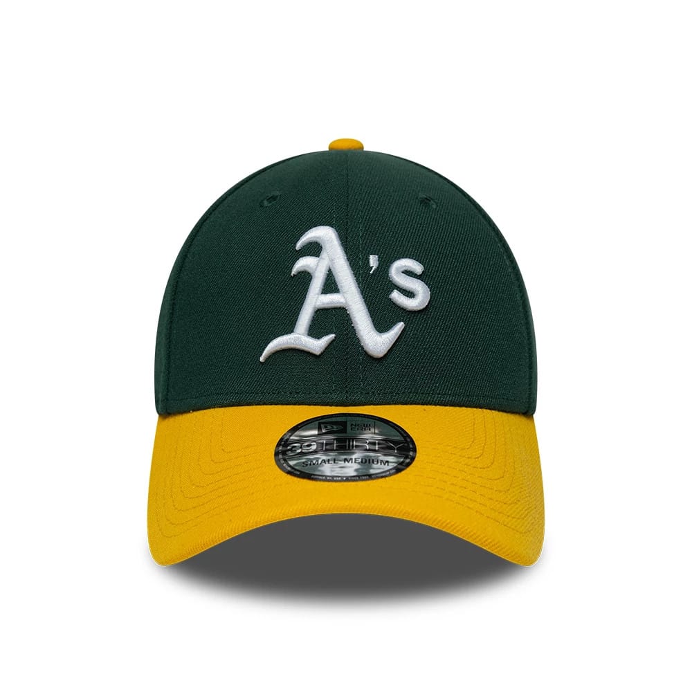Pictured is this MLB Classic Athletics 39THIRTY Stretch Fit cap in dark green. 3
