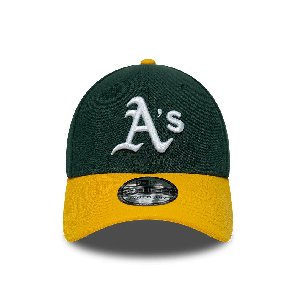 Pictured is this MLB Classic Athletics 39THIRTY Stretch Fit cap in dark green. 3