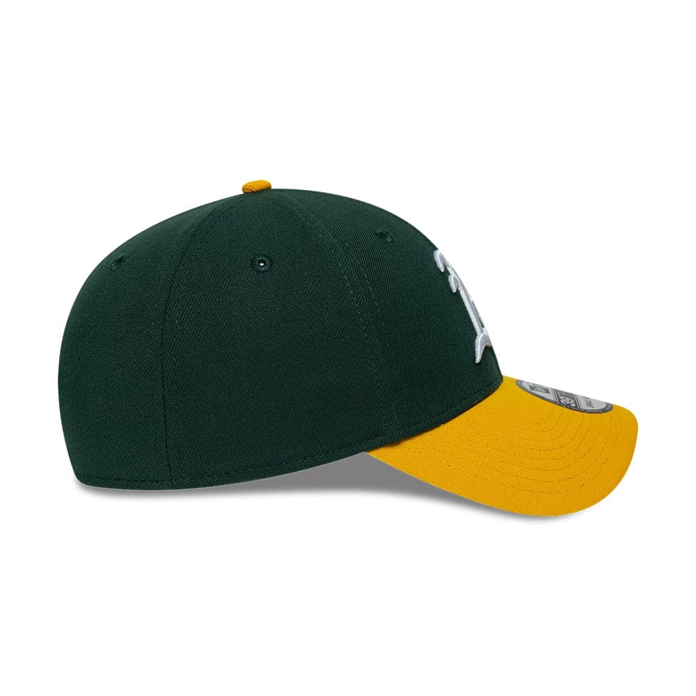 Pictured is this MLB Classic Athletics 39THIRTY Stretch Fit cap in dark green. 7