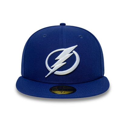 Pictured is this NHL Basic Tampa Bay Lightning 59FIFTY Fitted cap in dark blue. 3