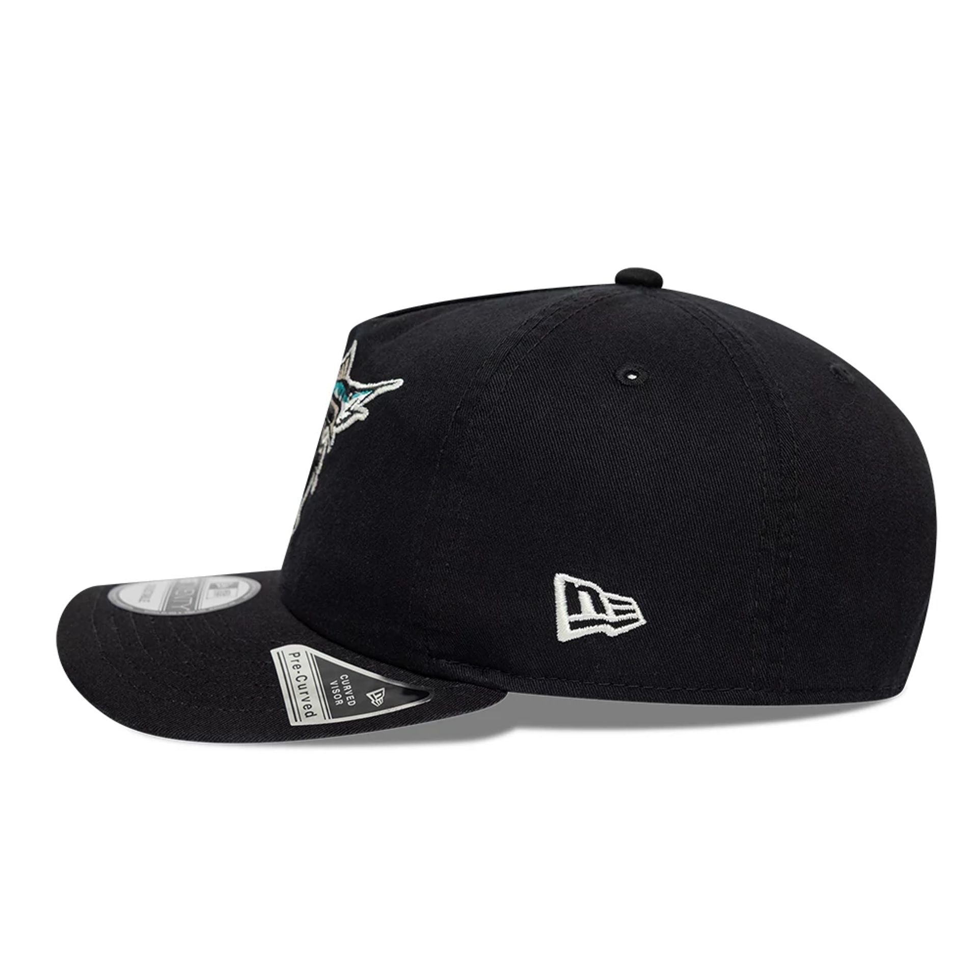 Pictured is this MLB Championship Miami Marlins 19TWENTY cap in black. 7