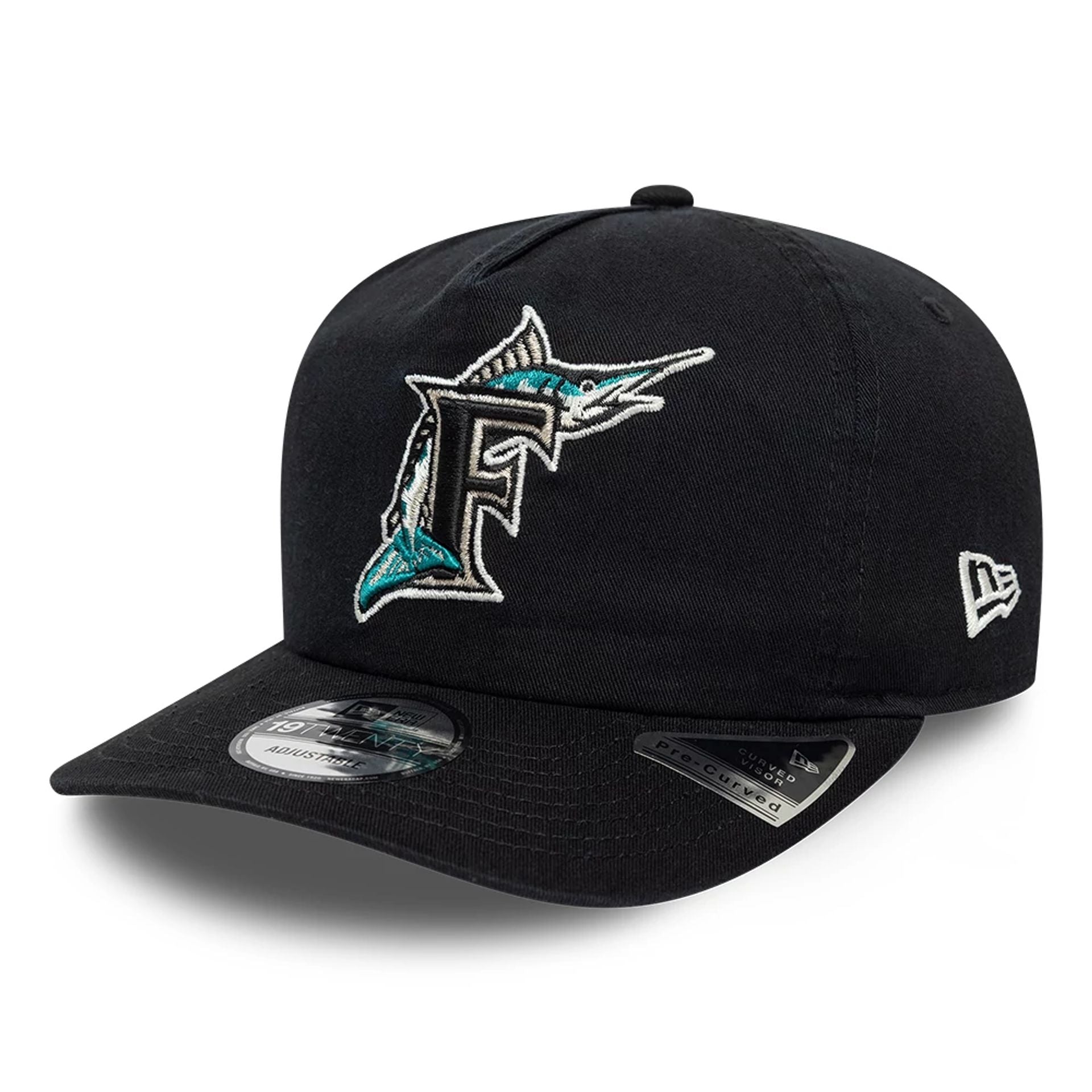 Pictured is this MLB Championship Miami Marlins 19TWENTY cap in black. 4