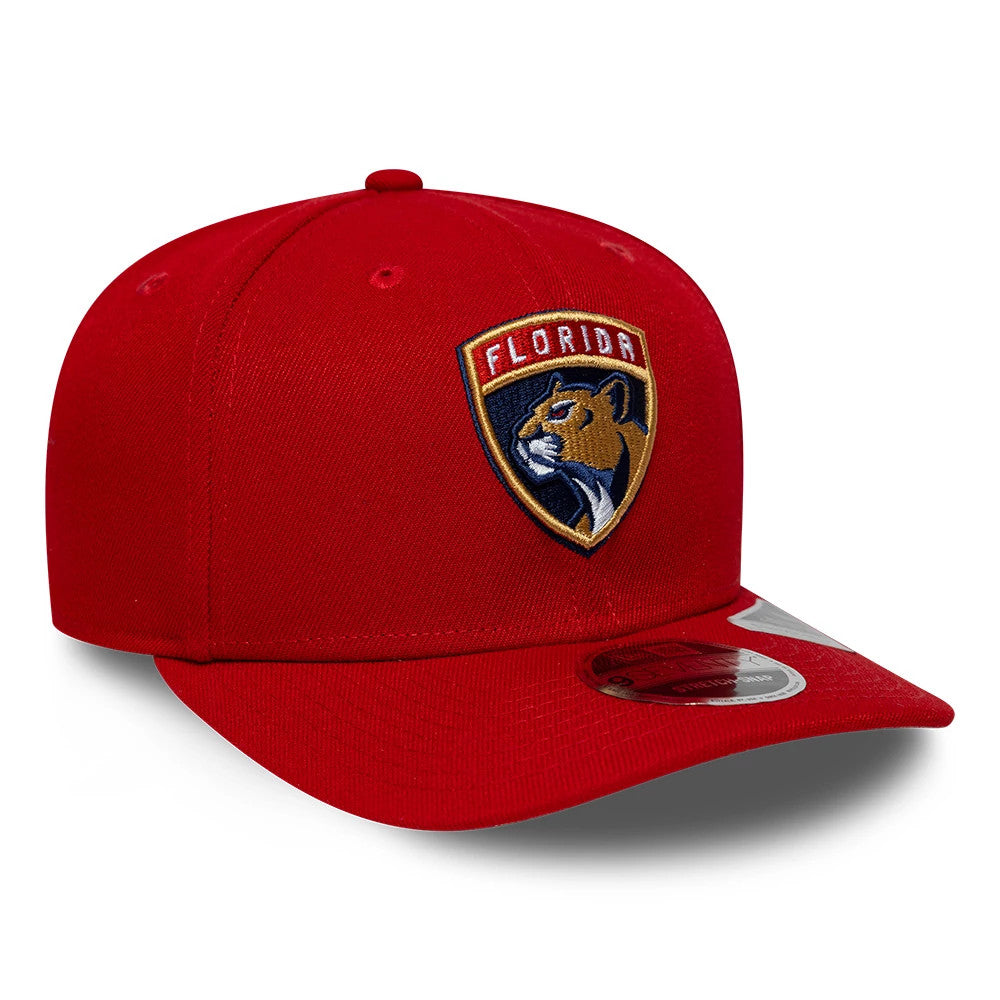 Pictured is this NHL Team Florida Panthers 9SEVENTY Stretch Snap cap in red. 4