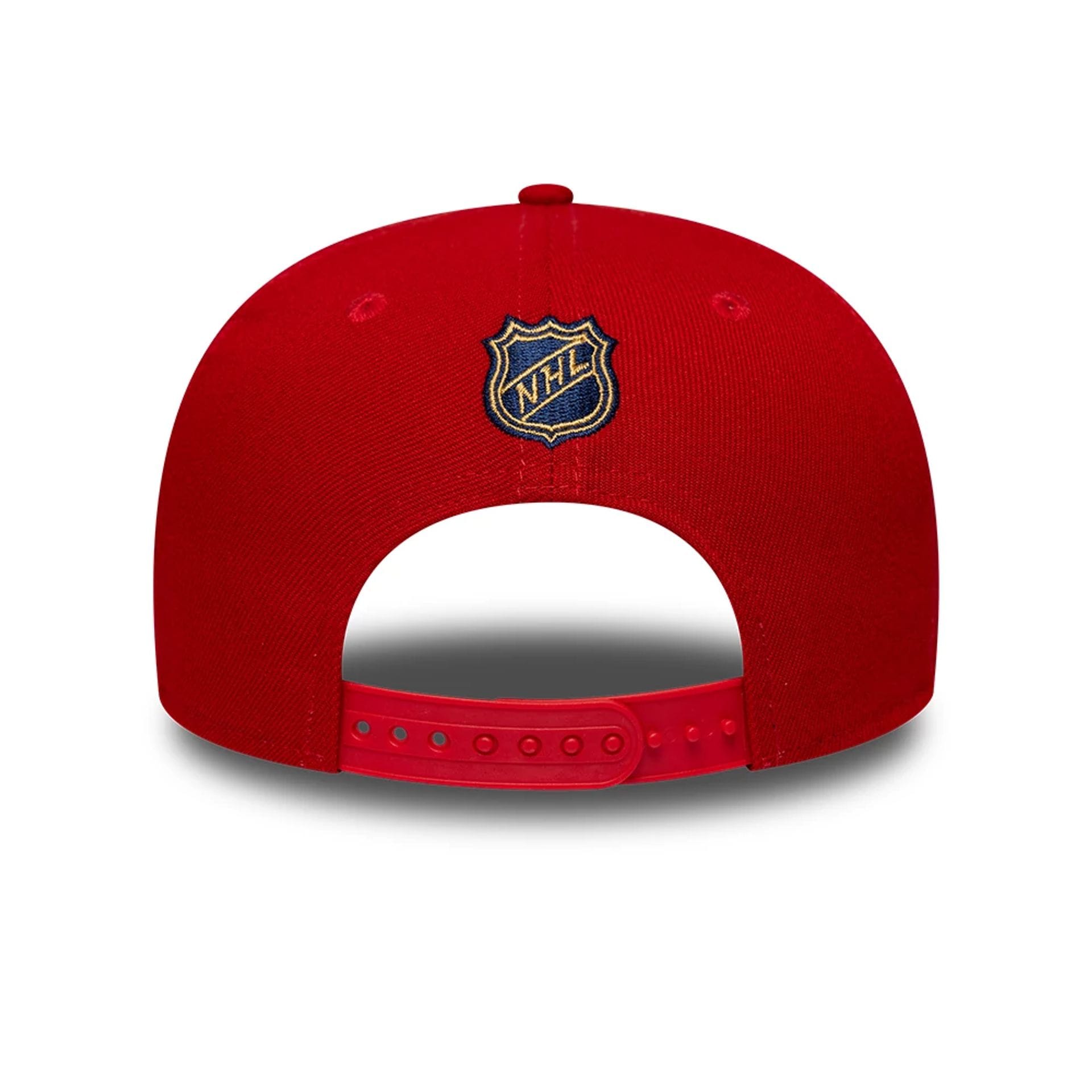Pictured is this NHL Team Florida Panthers 9SEVENTY Stretch Snap cap in red. 5